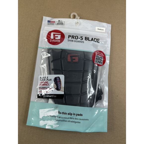 G-Form Other - G-Form Pro-S Blade Ultra Thin Smartflex Adult Shin Guards Size M Black